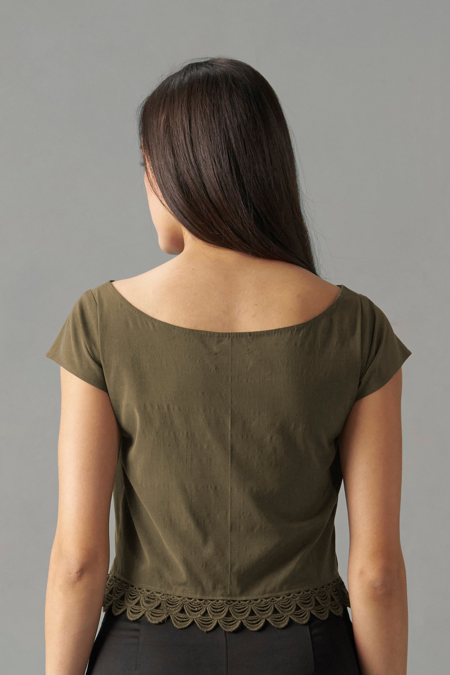 Breen Women's Lace Tops | Embroidered Tops for Women
| backside view