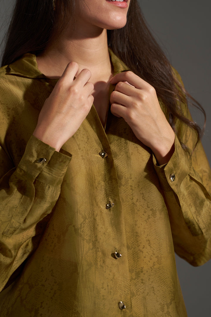 SNAKE PRINT SHIRT