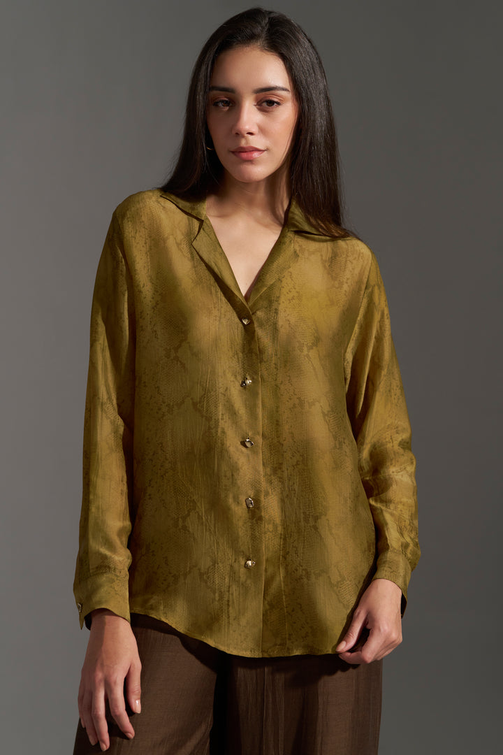 SNAKE PRINT SHIRT