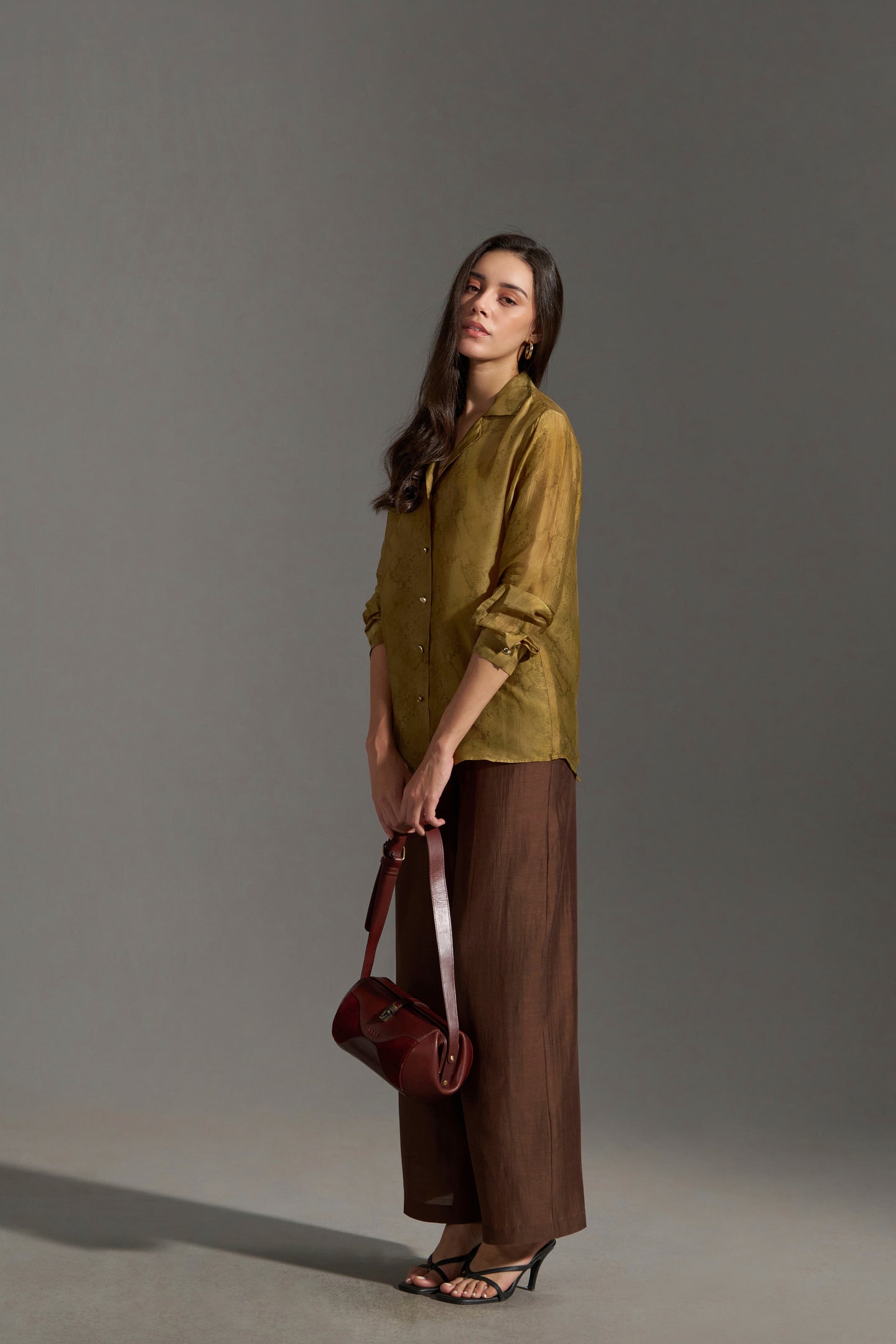  Snake Print Shirt for Women | leftside full view